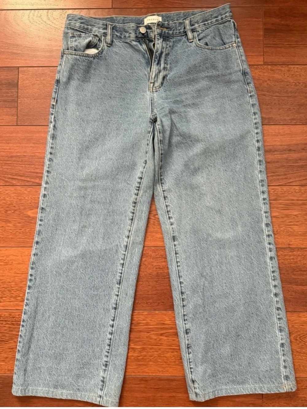 PacSun Light Blue Women's Straight-Leg Jeans